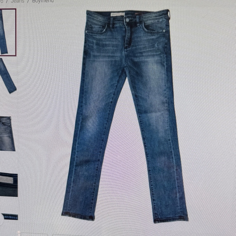 Pilcro Women's Classic Blue Boyfriend Jeans